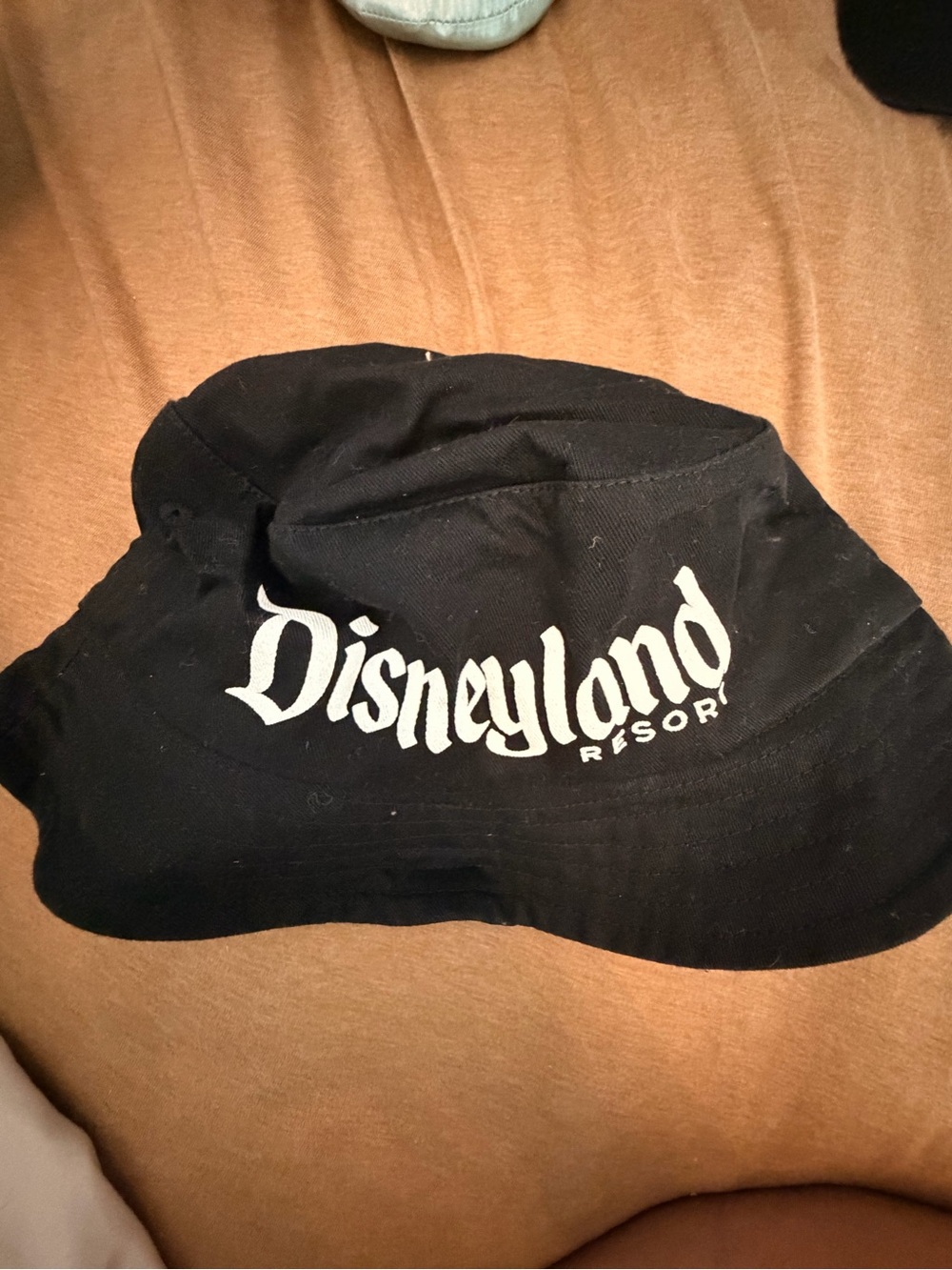 Disney Black Bucket Hat with White Disney Logo